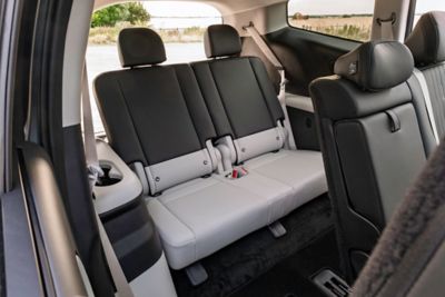 Hyundai IONIQ 9 ruimte derde zitrij twee zitplaatsen