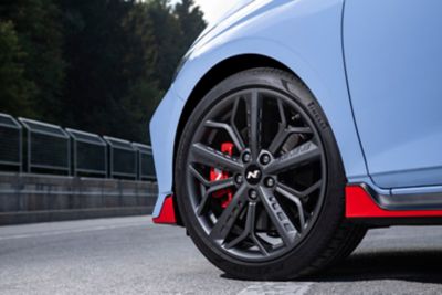 Jantes alliage 18” de la nouvelle Hyundai i20 N.