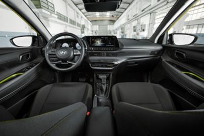 The interior of the new Hyundai i20.