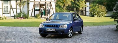 Vijfdeurs Hyundai Accent.