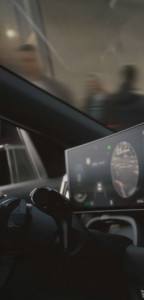 Interior view of Hyundai BAYON N Line showcasing safety/driver assistance features.