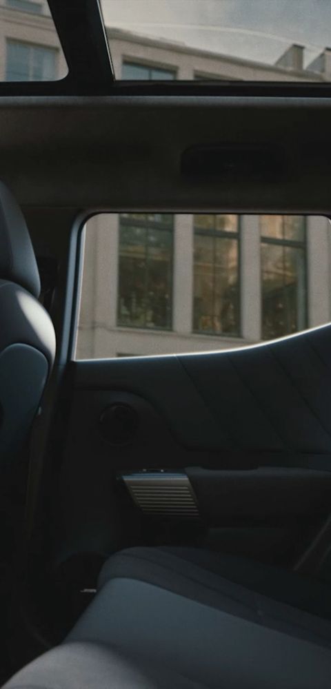 Rear seating area of the Hyundai BAYON N Line interior.