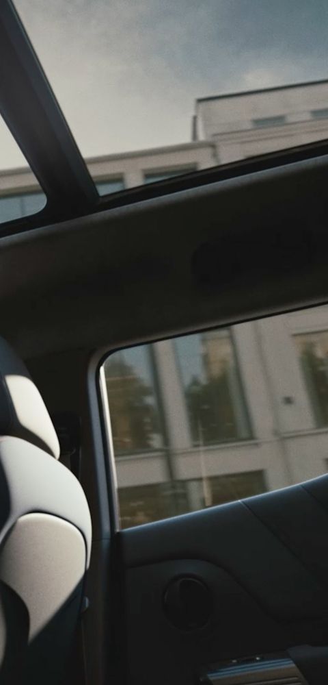 Interior view showing the Hyundai BAYON N Line sunroof.
