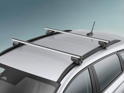 Hyundai BAYON Cross bars, aluminium transport accessory.