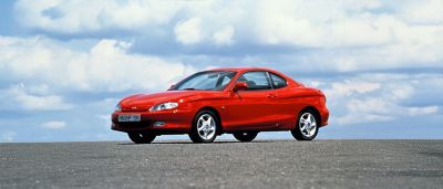 Eerste generatie Hyundai Coupé.