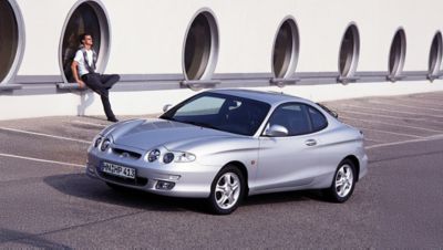 Eerste generatie facelift Hyundai Coupé.