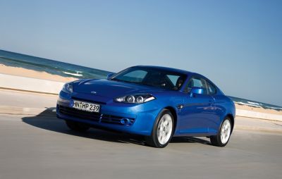 Tweede generatie facelift Hyundai Coupé.