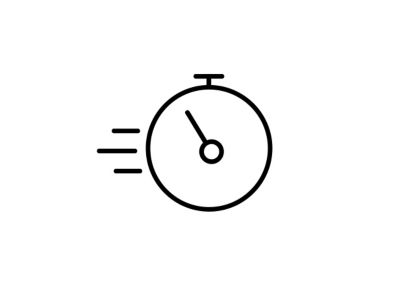 Hyundai quick purchase and delivery icon representing a fast and efficient car buying experience.