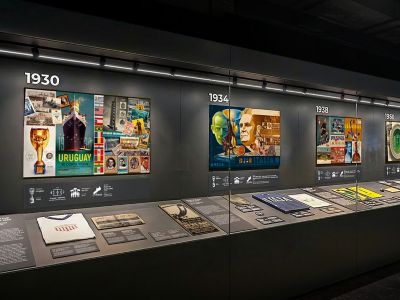 The FIFA Museum presented by Hyundai in New York City Rockefeller Center.