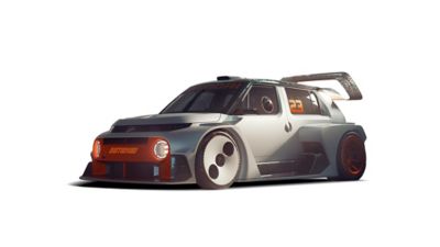 Exterior view of the INSTEROID Concept Car