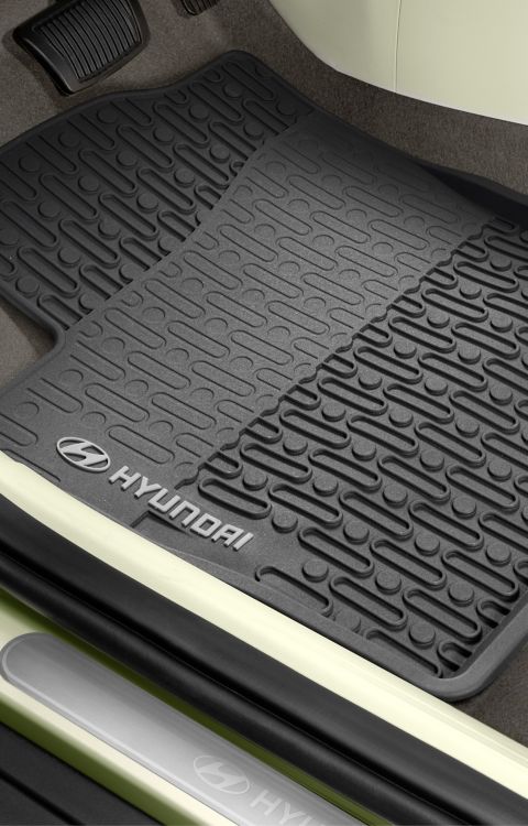 Hyundai INSTER All weather mats protection accessory.