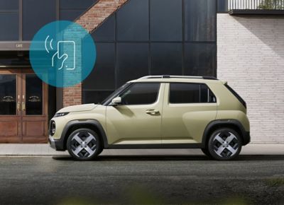 Ikona Hyundai Digital Key 2 Touch, dostępnego również w nowym, elektrycznym Hyundaiu INSTER.