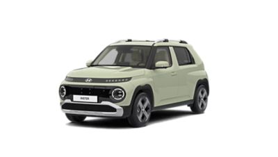 Driekwart vooraanzicht Hyundai INSTER.