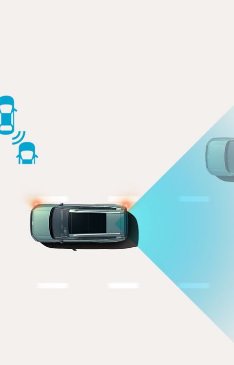 Blind-Spot Collision-Avoidance Assist: Hyundai IONIQ 9 detects vehicles in adjacent lanes and alerts before a lane change.