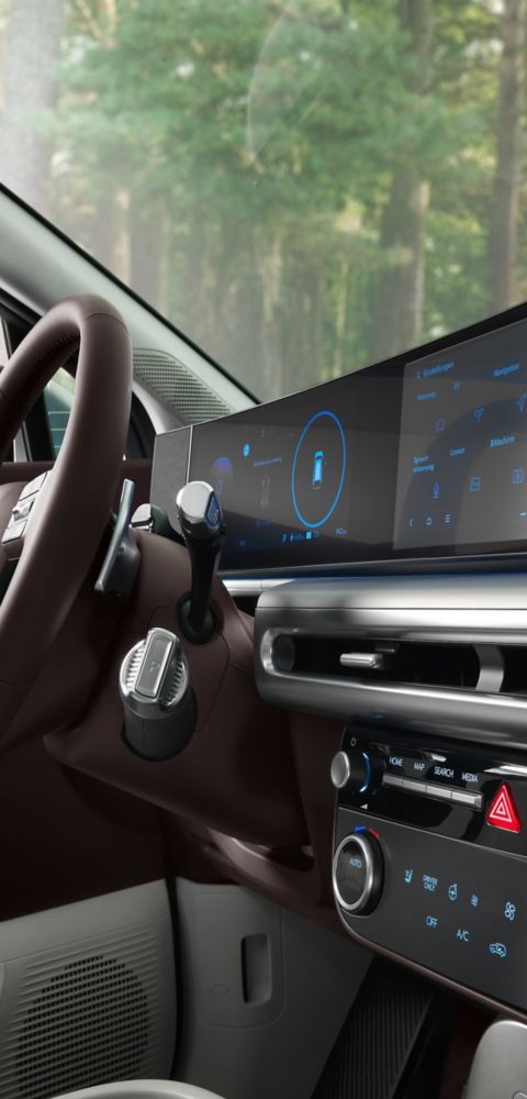 Hyundai IONIQ 9 Display protection film accessory.