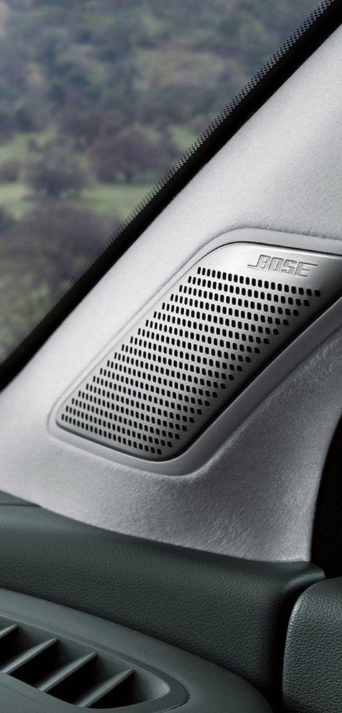 IONIQ 9 Active Noise Control-Road with a speaker of the BOSE® premium sound system.