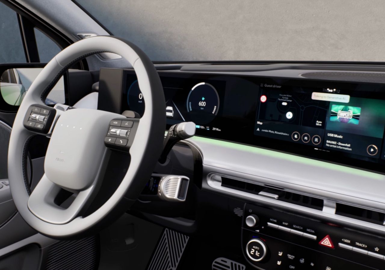 Interiér modelu IONIQ 9.