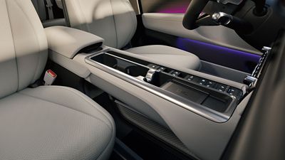 The lower cover console of the Hyundai IONIQ 6.
