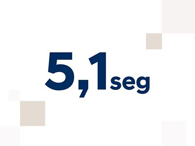 El número 5,1 describe la capacidad de aceleración del Hyundai IONIQ 6 de 0 a 100 km/h en 5,1 segundos.