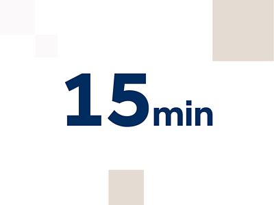 The numbers 15 min describing the Hyundai IONIQ 6’s fast charging time.
