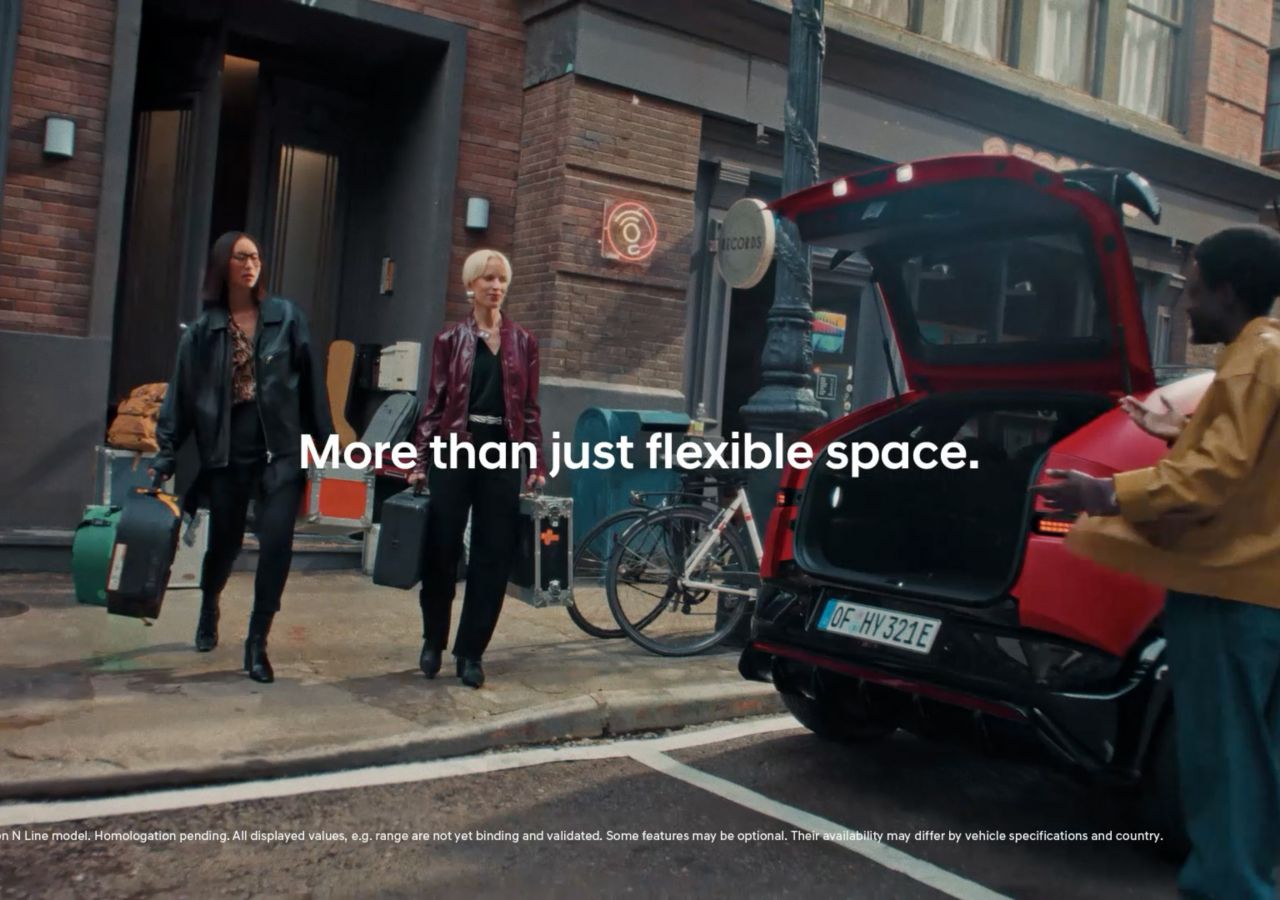 Hyundai IONIQ 3 features film