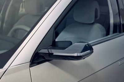 Optional video-based door mirrors of the new Hyundai IONIQ 5 N Line.