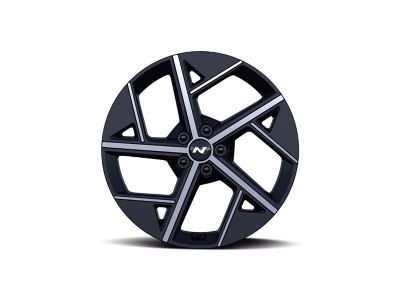 Cut-out of the new 20-inch alloy wheel of the IONIQ 5 N Line.