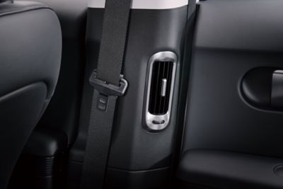 The rear air vents inside the Hyundai IONIQ 5.