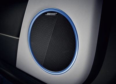 One of the eight Bose® premium sound system speakers of the Hyundai IONIQ 5.