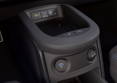 Two type C USB ports in the Hyundai IONIQ 5 N. 