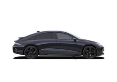 Hyundai IONIQ 6 Black Package shown from the side.