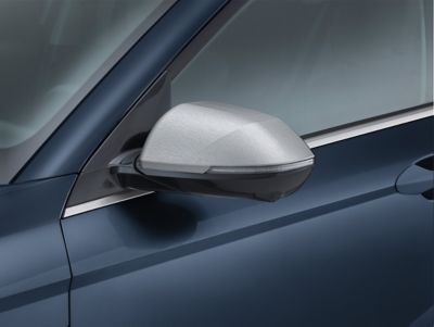 Cubiertas de retrovisores exteriores originales del Hyundai KONA Eléctrico. 