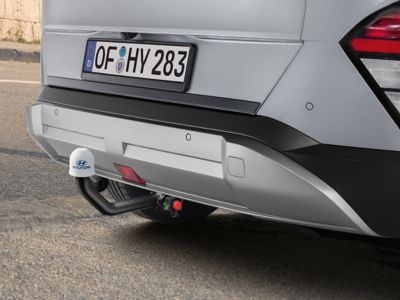 Genuine Accessories tow bar for the Hyundai KONA.