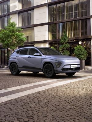 KONA Black Package in front of building