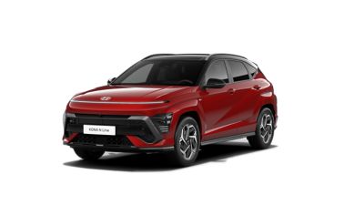 Cutout of the Hyundai KONA N Line