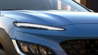 Detail světlometu Kony Hybrid.