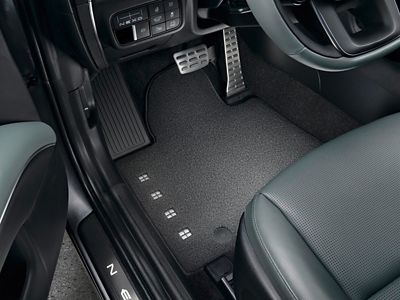 Hyundai NEXO Textile floor mats protection accessory.