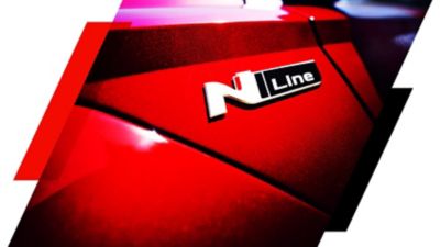 The N Line badge setting your Hyundai N Line model apart from the crowd.