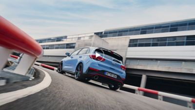 Hyundai i30 N on the Nürbugring with the Hyundai Driving Experience.