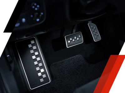 De geoptimaliseerde sportpedalen van de Hyundai IONIQ 5 N.