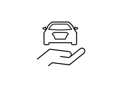 Hyundai vehicle ownership support icon representing customer care, vehicle services and ownership benefits.