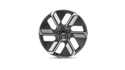 Bicolour 20 inch six-spoke alloy wheel, 8.5J x 20, suitable for 255/45 R20 tyres.