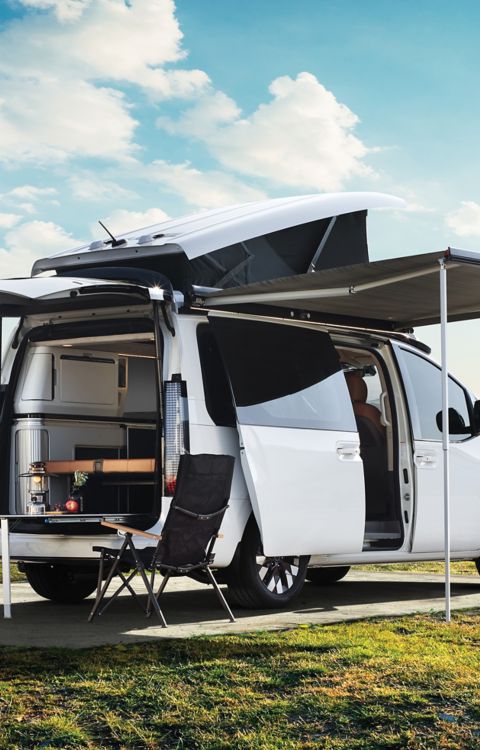 Konseptbilen STARIA Camper. Foto.