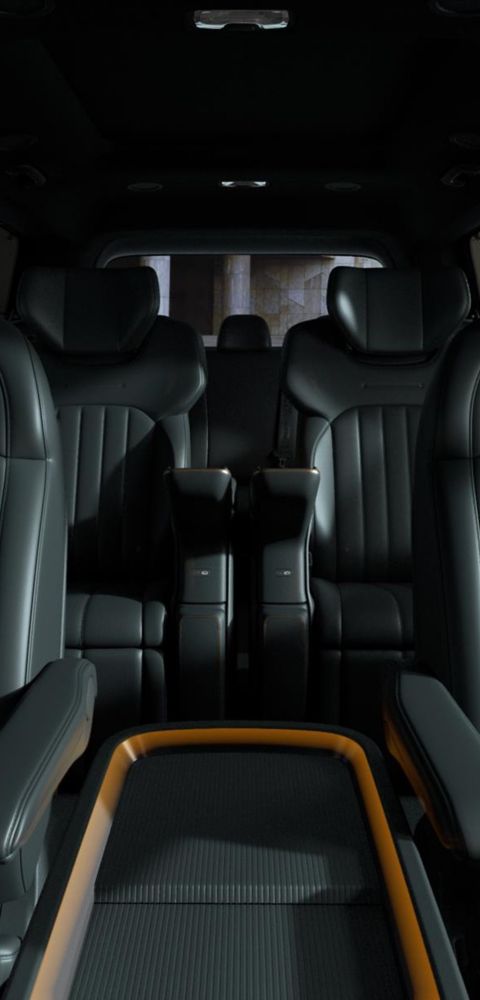Hyundai STARIA Electric VIP first-class seating experience.