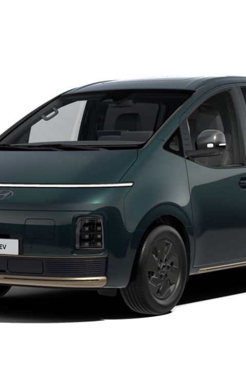 Hyundai STARIA Electric VIP side vehicle cutout view.
