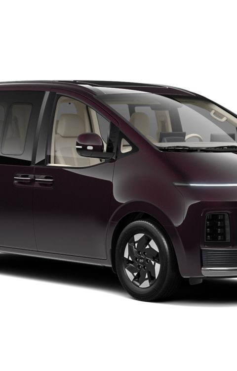 Side view of the Hyundai STARIA Electric.