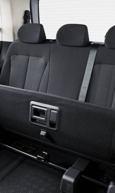 Hyundai STARIA Electric showcasing flexible seating configuration.