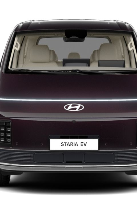 Front view of the Hyundai STARIA Electric.