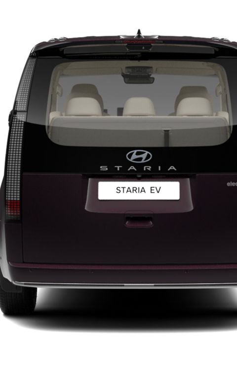 Rear view of the Hyundai STARIA Electric.