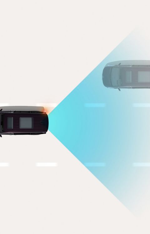 Blind-Spot Collision-Avoidance Assist: Hyundai STARIA Electric detects vehicles in adjacent lanes and alerts before a lane change.